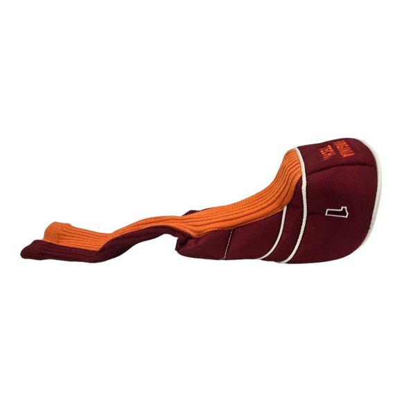 Virginia Tech Hokies Golf Club Head Cover Knit Sock #1 Driver VT College Team - Picture 6 of 7